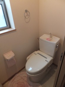 オート機能付き節水便器に交換